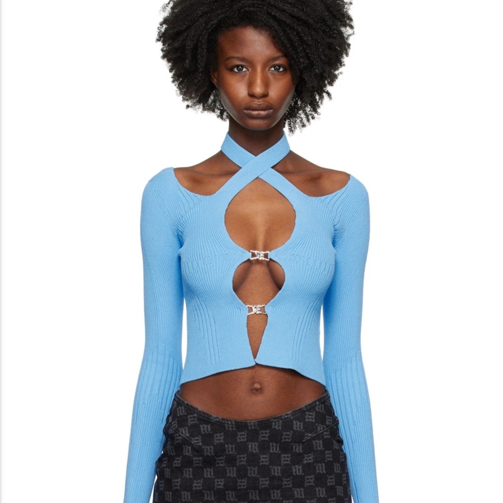 MISBHV Blue Seamless Cardigan